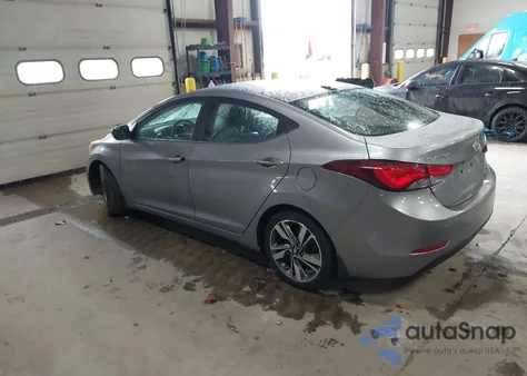 2015 Hyundai Elantra Limited from USA, damaged, VIN 5NPDH4AE6FH597713